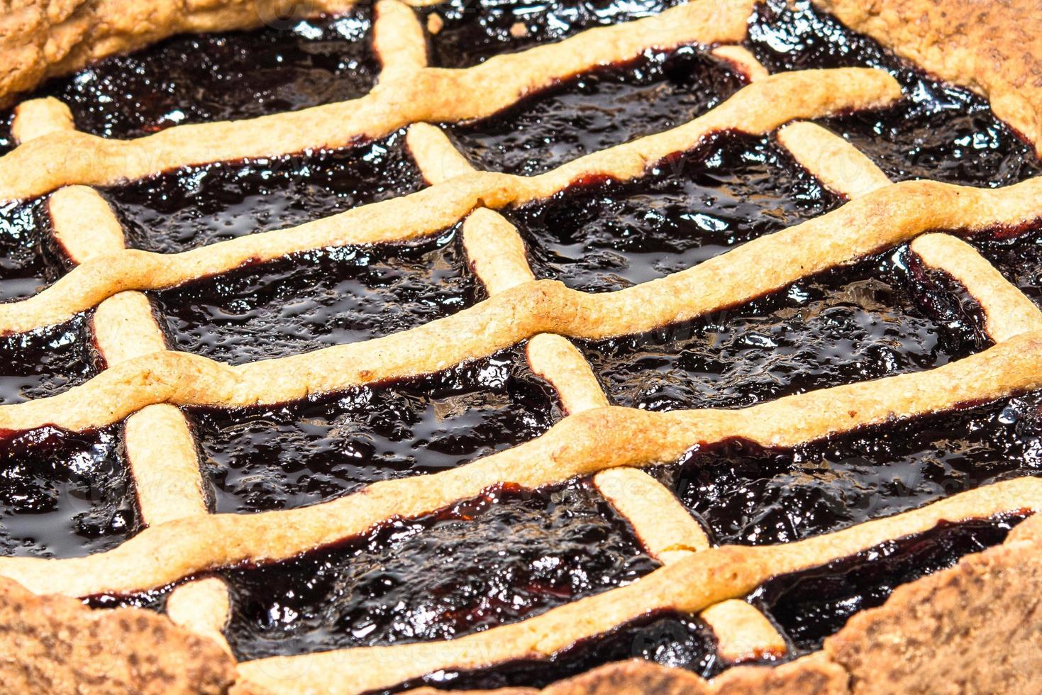 Tart blueberry pie photo