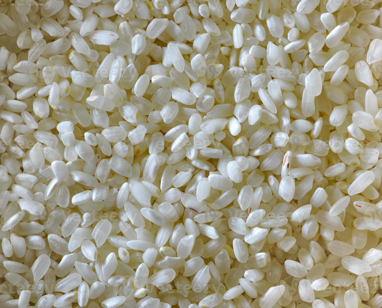 fondo de textura de grano de arroz blanco foto