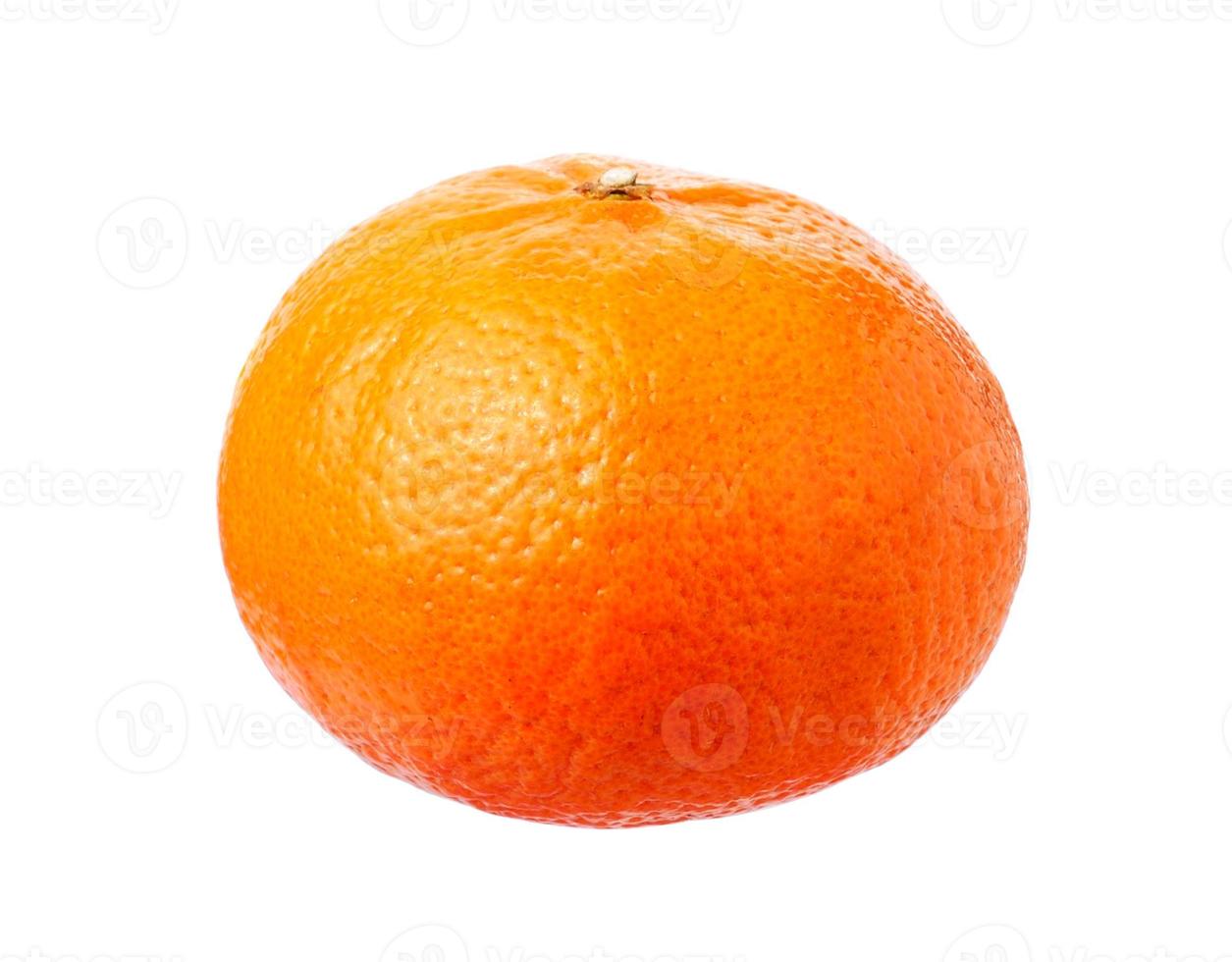 fruta naranja aislada en blanco foto