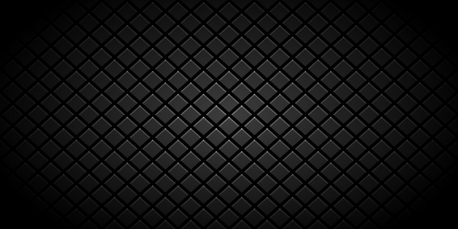 Geometric lines pattern on black background vector
