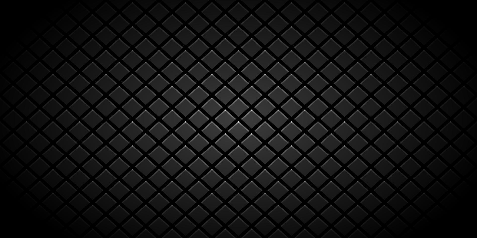 Geometric lines pattern on black background vector