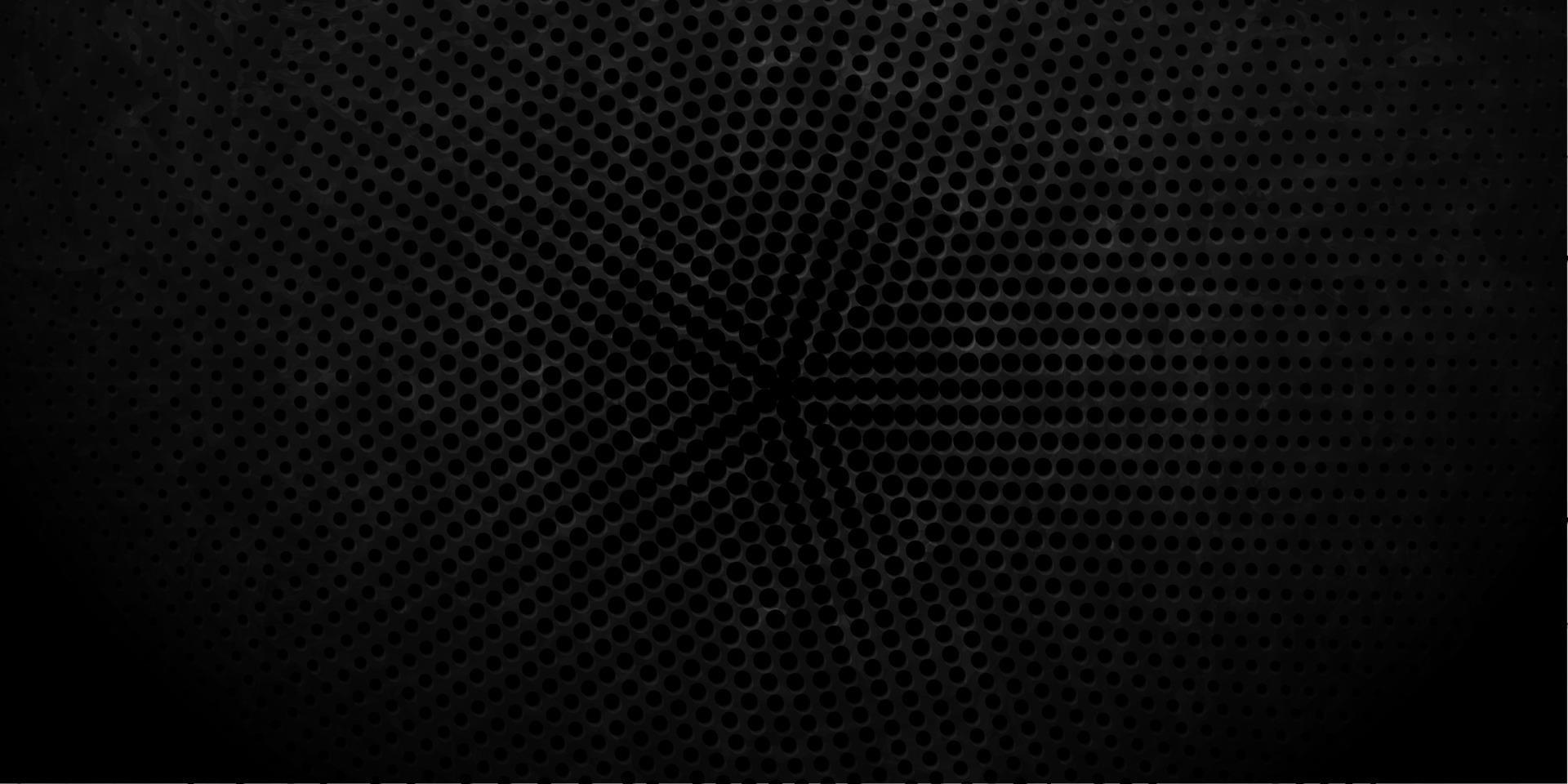 Sale banner, poster, flyer design with dots pattern on dark black canvas and grunge texture background. Modern design backdrop template for advertisement, social and fashion ads vector