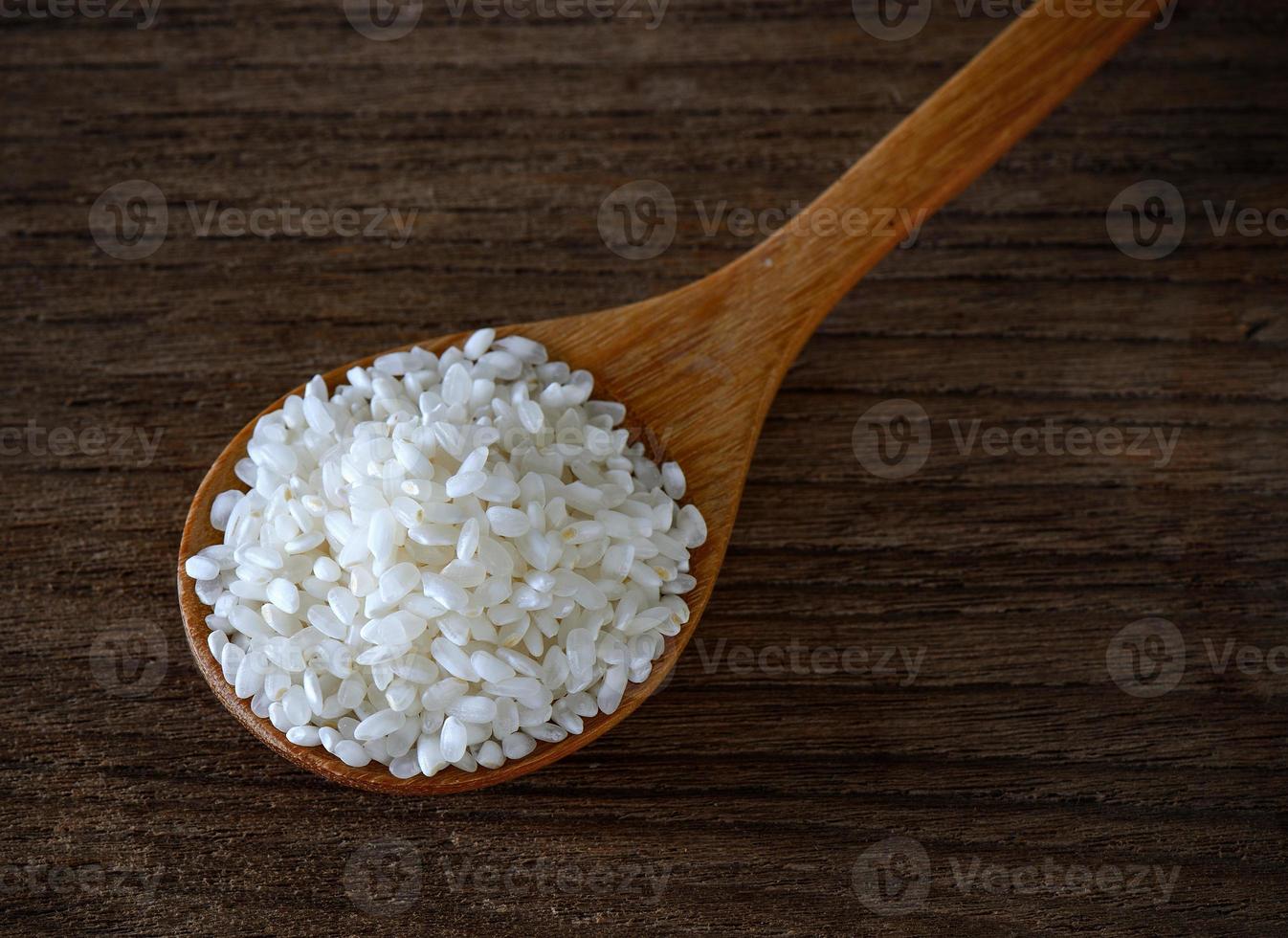 rice in spoon photo