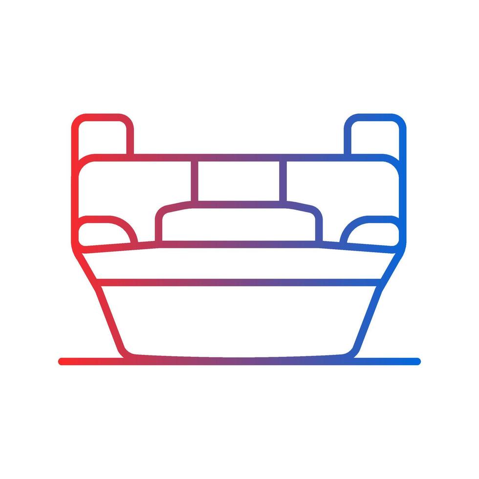 Rollover crash gradient linear vector icon. Car flipping over onto roof. Vehicle loses balance. Head-on collision. Thin line color symbol. Modern style pictogram. Vector isolated outline drawing