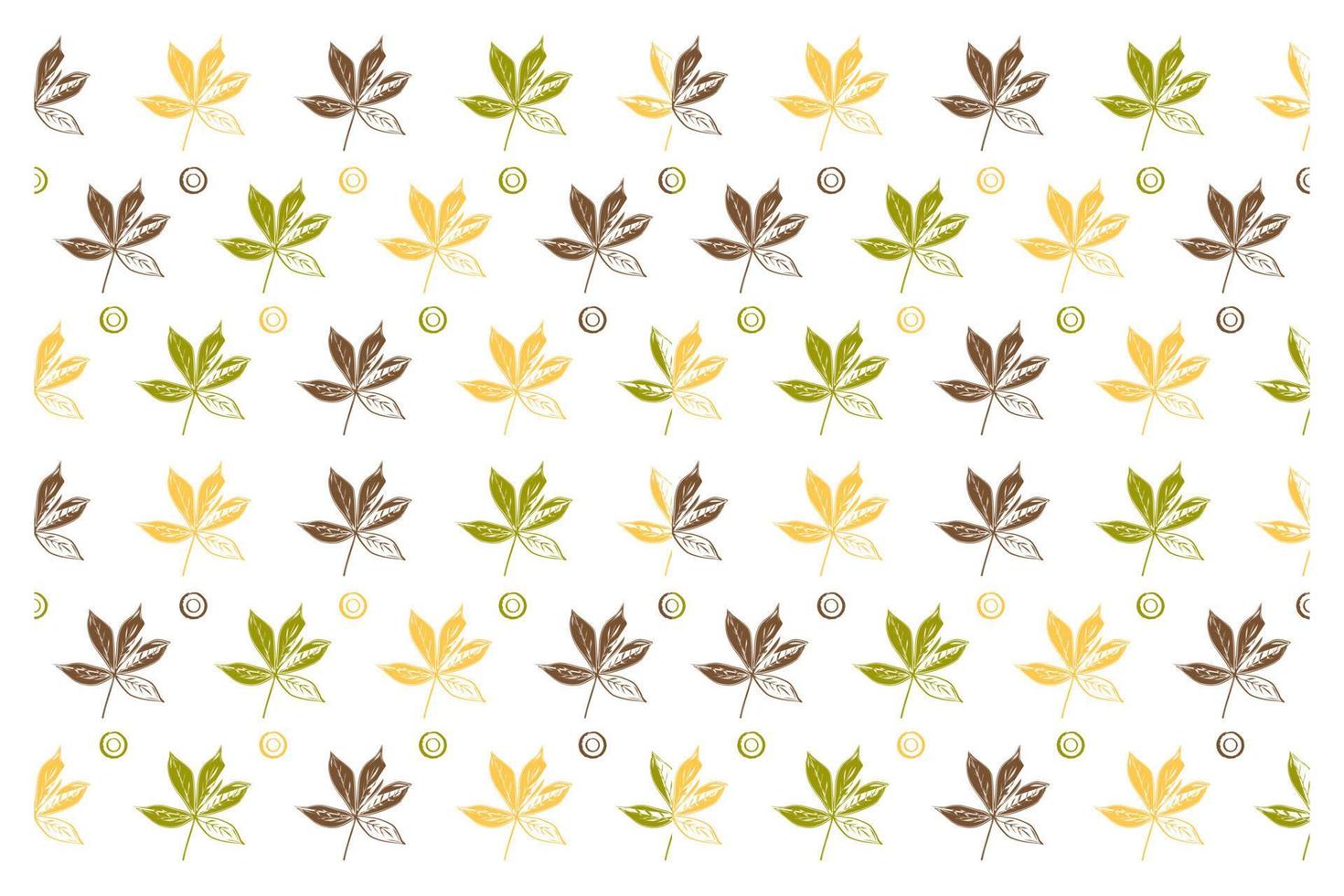 Leaf pattern vector design