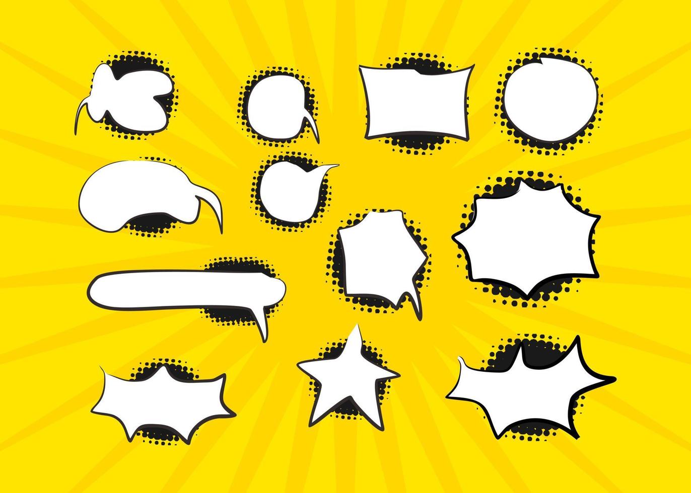 Comic Book Sheet Vector Design
