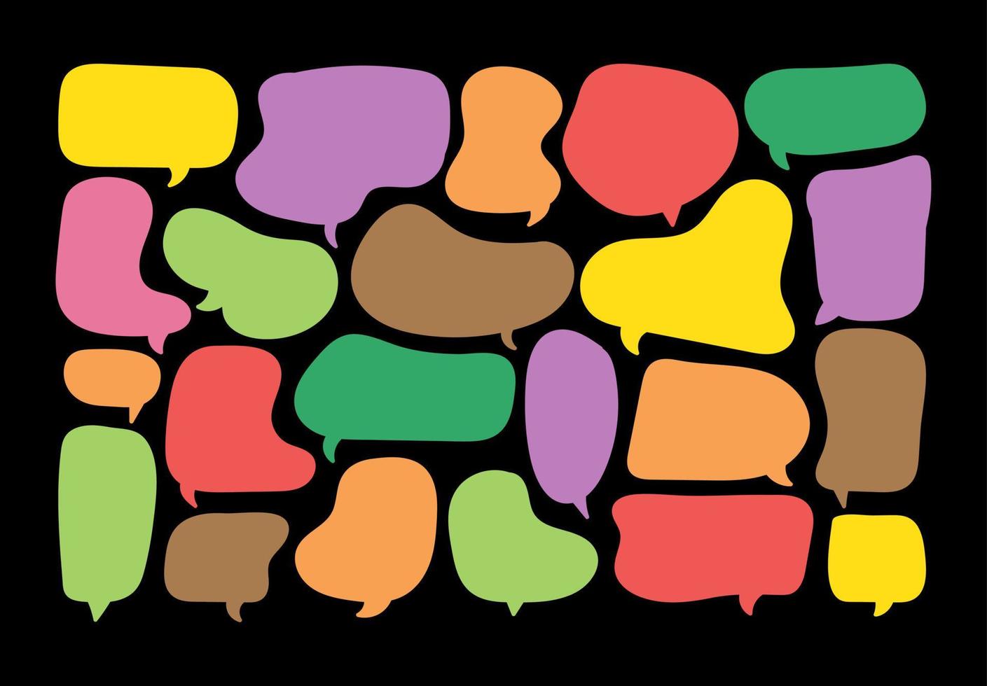 speech bubble cut paper design template. Vector illustration for your business