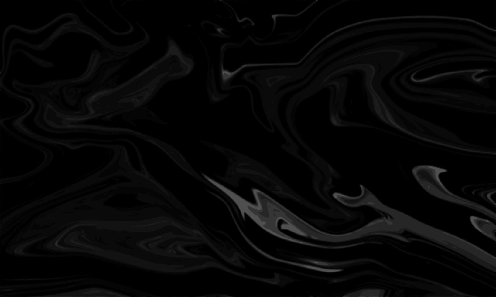 Fondo de mármol líquido negro abstracto vector