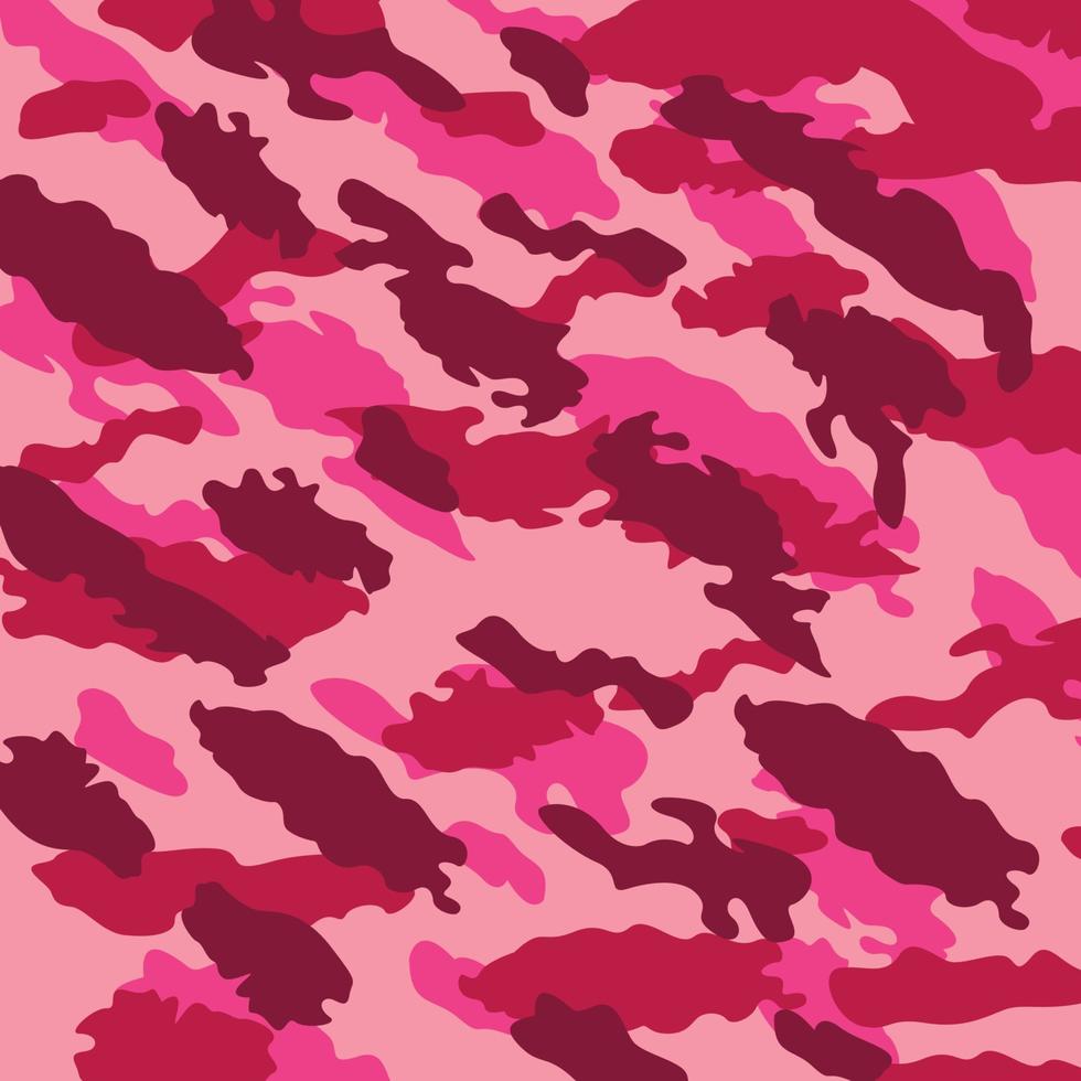 bastante lindo camuflaje rosa femenino rayas abstractas patrón sin costuras militar para ropa estampada vector