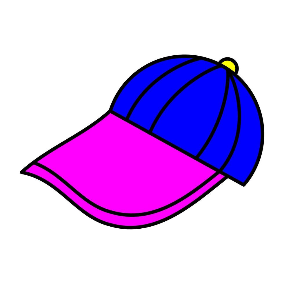 gorra de dibujos animados ilustración vectorial vector