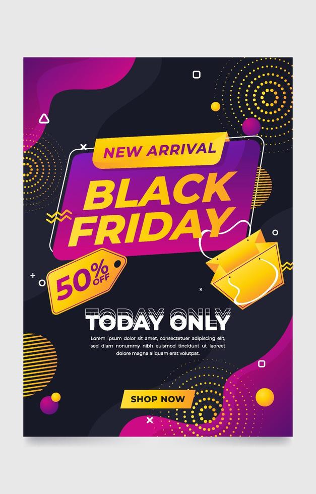 Black Friday Poster vector