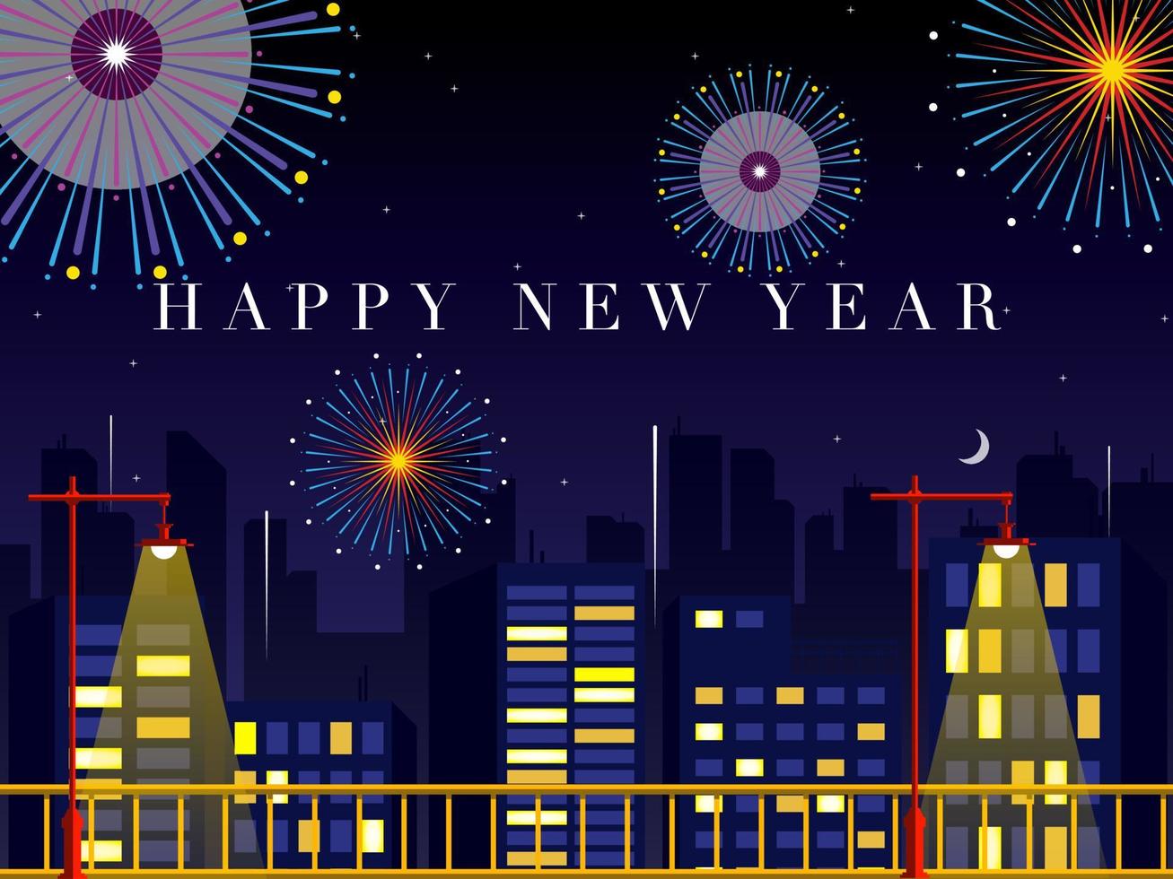 New Year Celebration Background vector