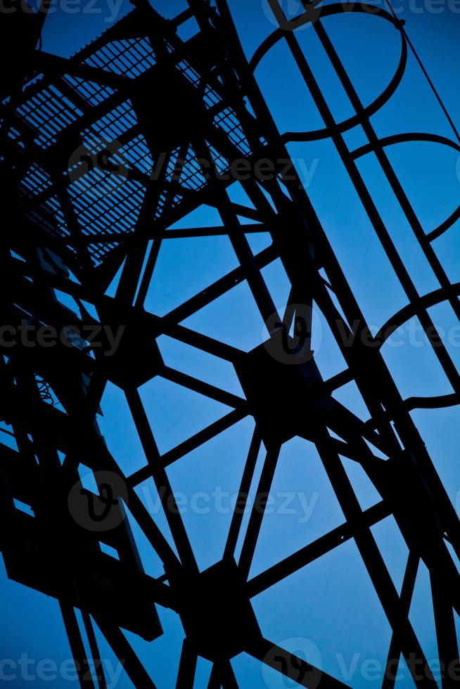 Abstract metal structure photo