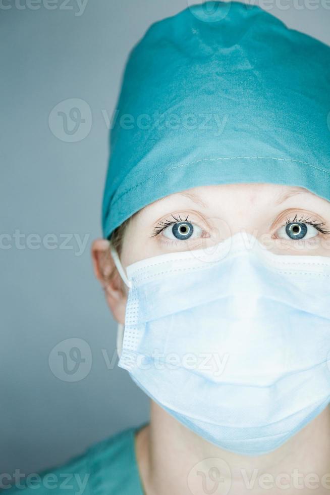 Nurse looking at you photo