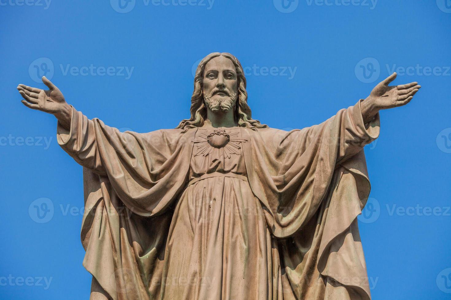 Outdoor Statue of Jesus photo