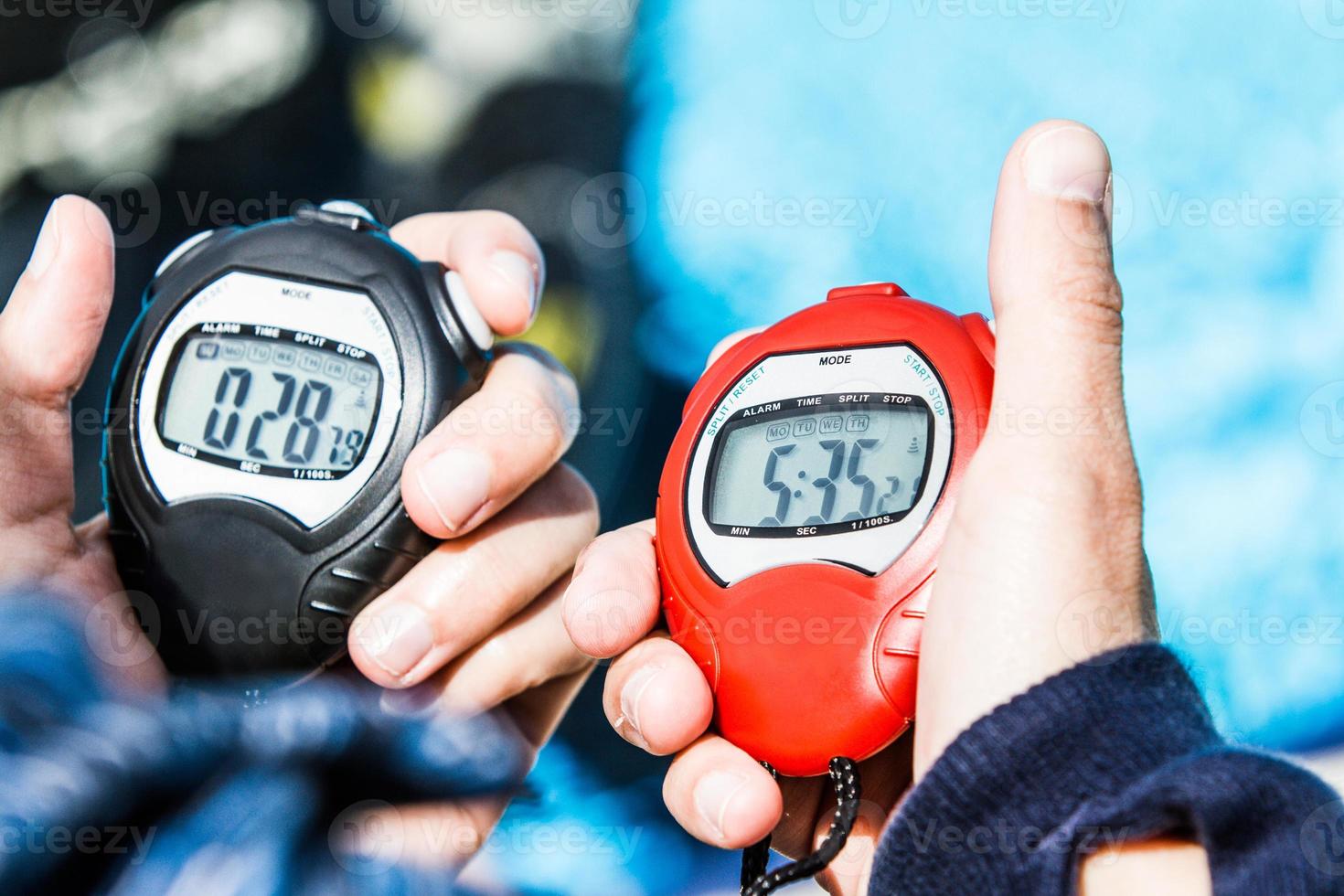 Official Chrono of a Freediving AIDA Performance photo