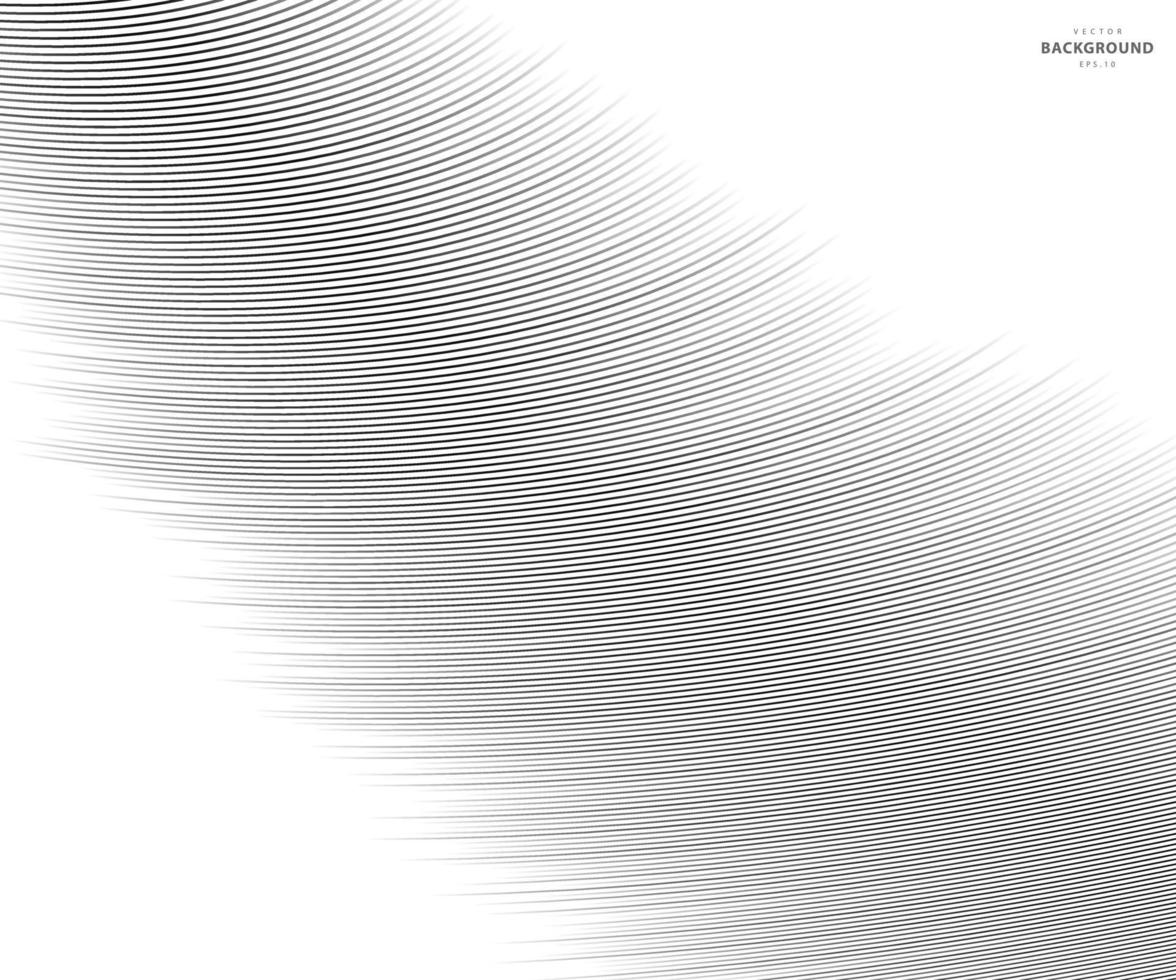 Patrón de líneas y ondas blancas grises abstractas para sus ideas, textura de fondo de plantilla vector