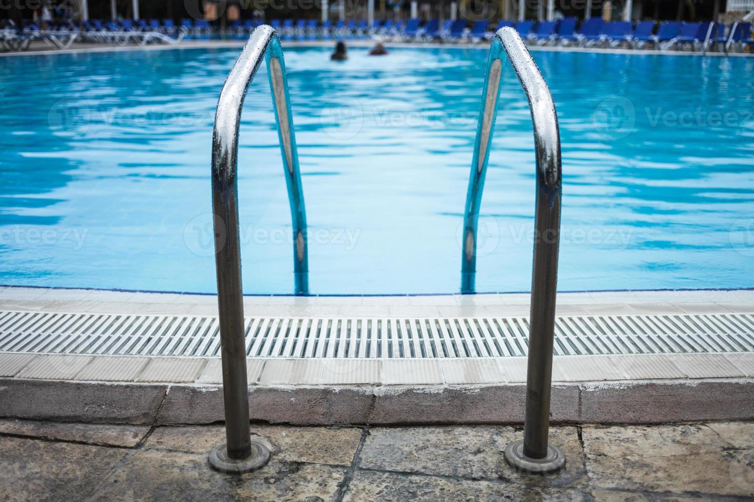 Swimming Pool Ladder Close-up photo