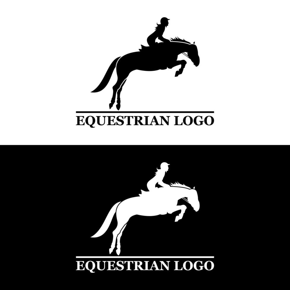 Modern Equestrian Logo vector