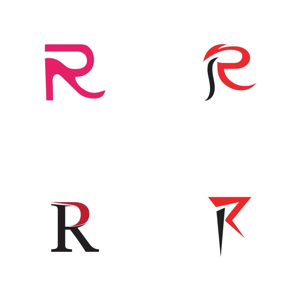 Letter R Logo Template vector icon design