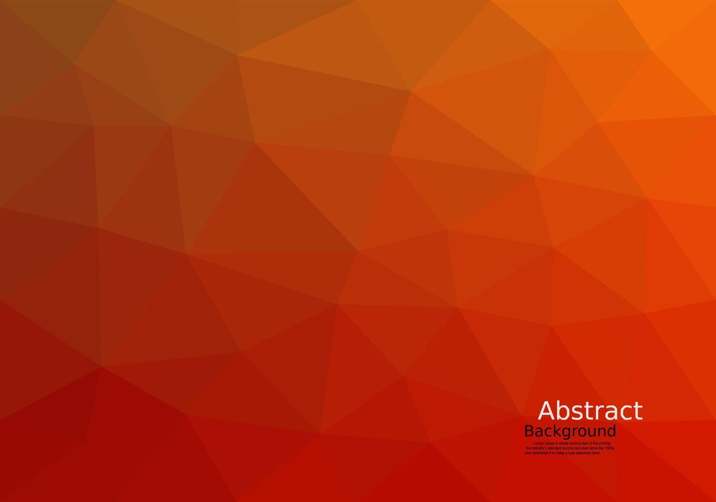 Triangle Red abstract design background template vector