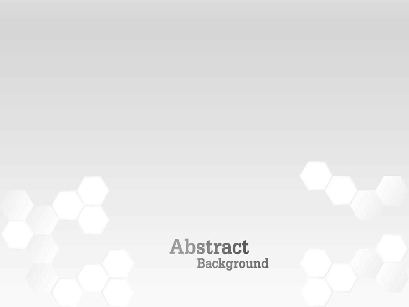 Concept abstract hexagon background. Technology  on white background.  Embossed Hexagon , honeycomb ,light and shadow. Vector illustration.