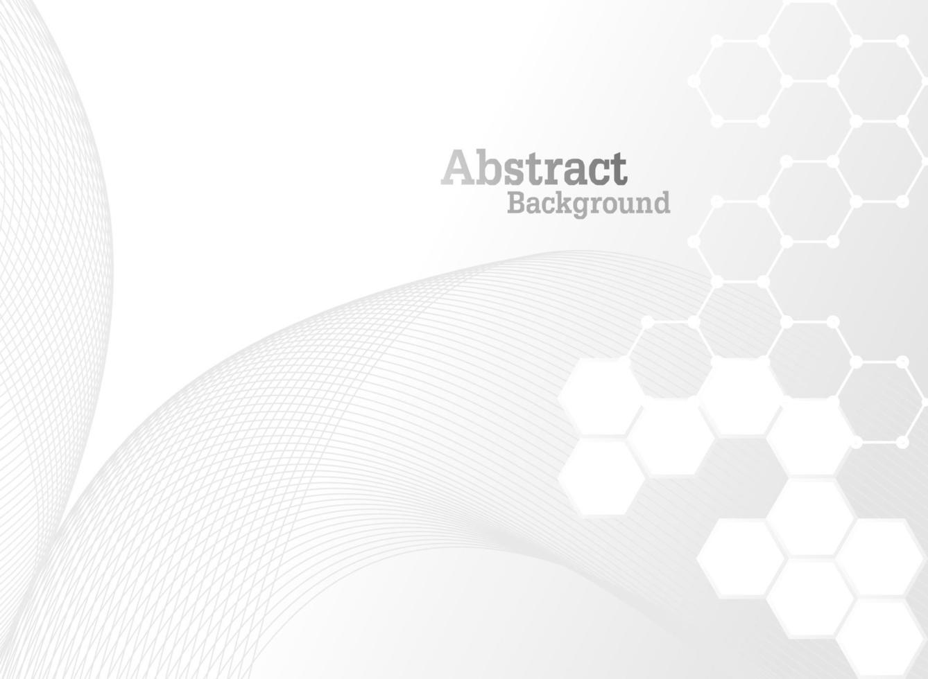 Concept abstract hexagon background. Technology  on white background.  Embossed Hexagon , honeycomb ,light and shadow. Vector illustration.