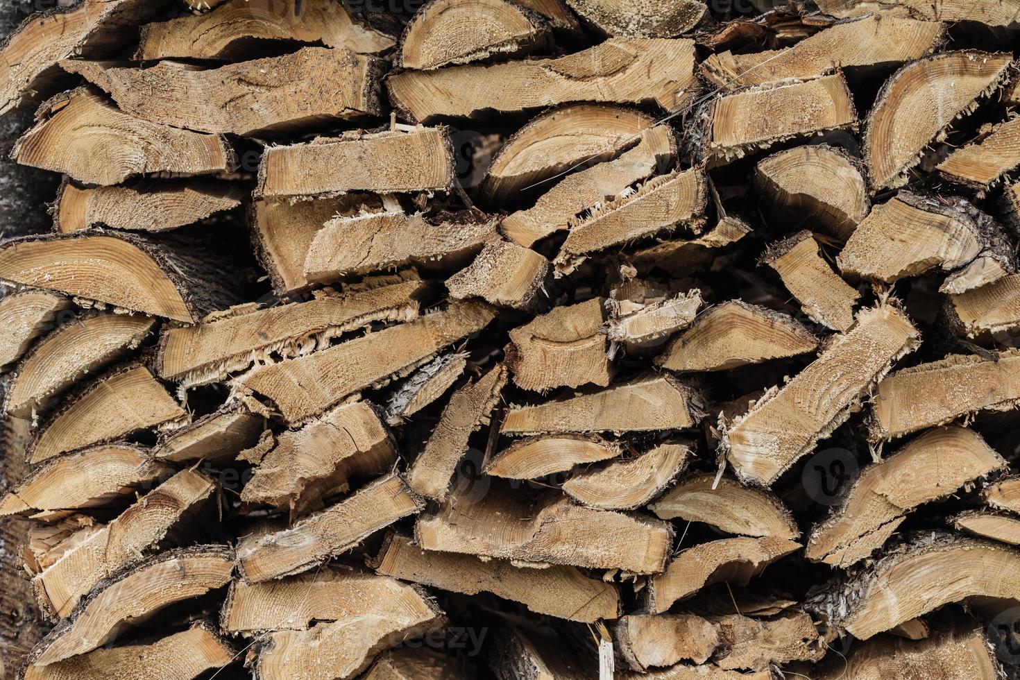 Dry Cedar Lighting Firewood Texture photo