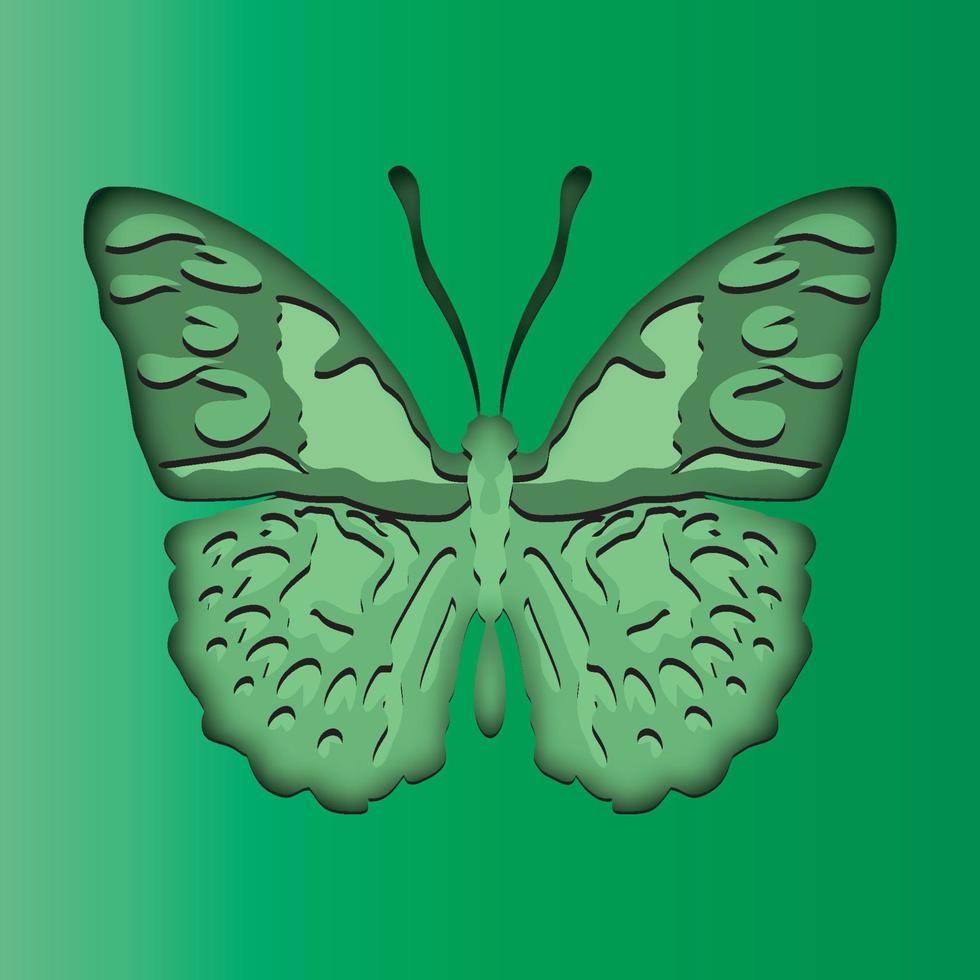 mariposa colorida del vector. diseño abstracto. ilustración vectorial. vector