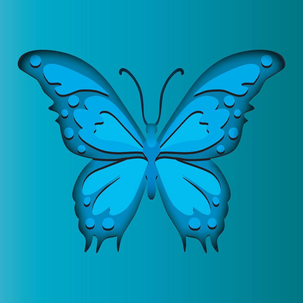 colorful vector butterfly. Abstract design. Vector illustration.