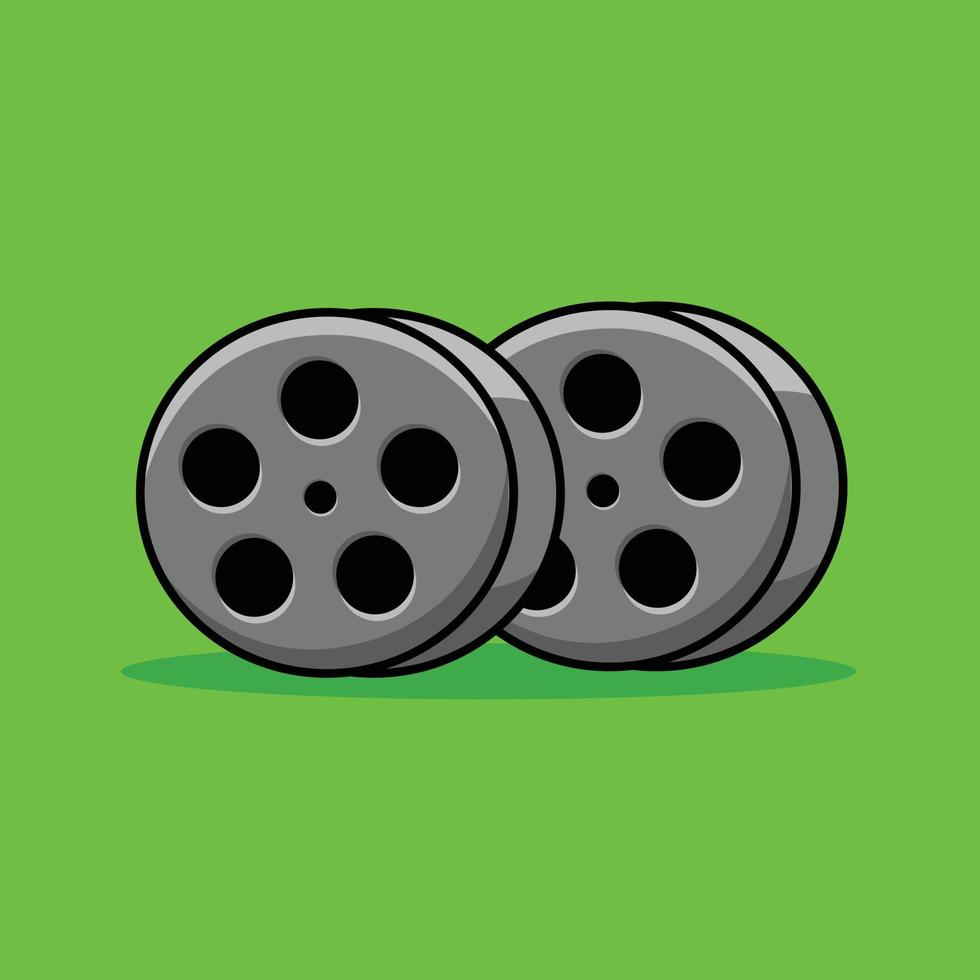 Film Roll Reel Illustration vector