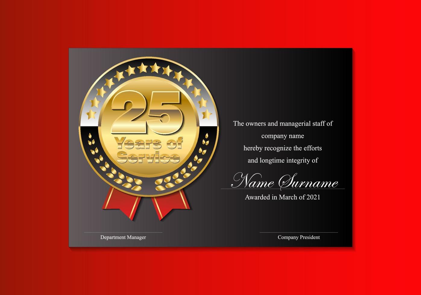 elegant certificate design for achievement and appreciation vector