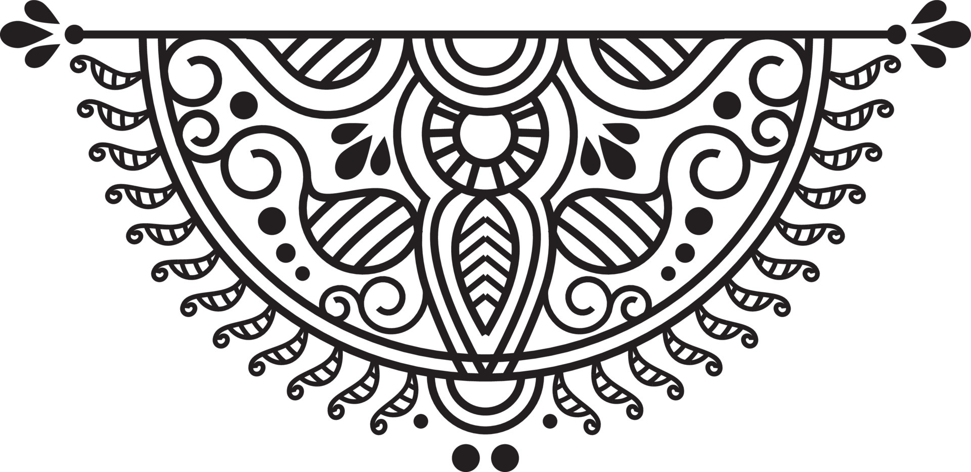 Rangoli Pattern Vector Art, Icons, and Graphics for Free Download