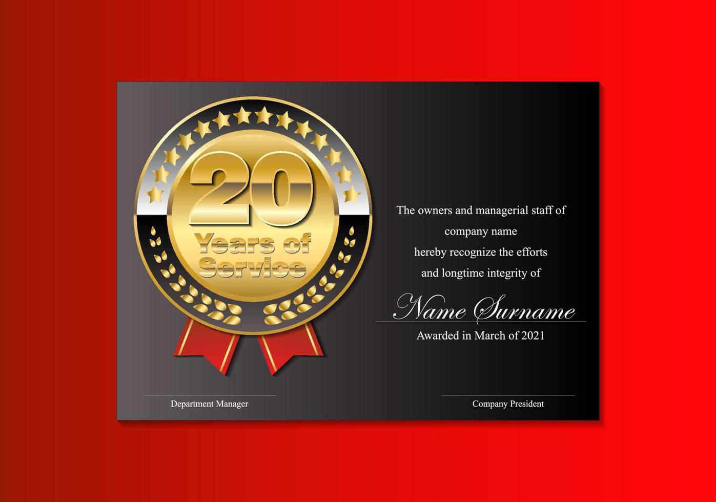 elegant certificate design for achievement and appreciation vector