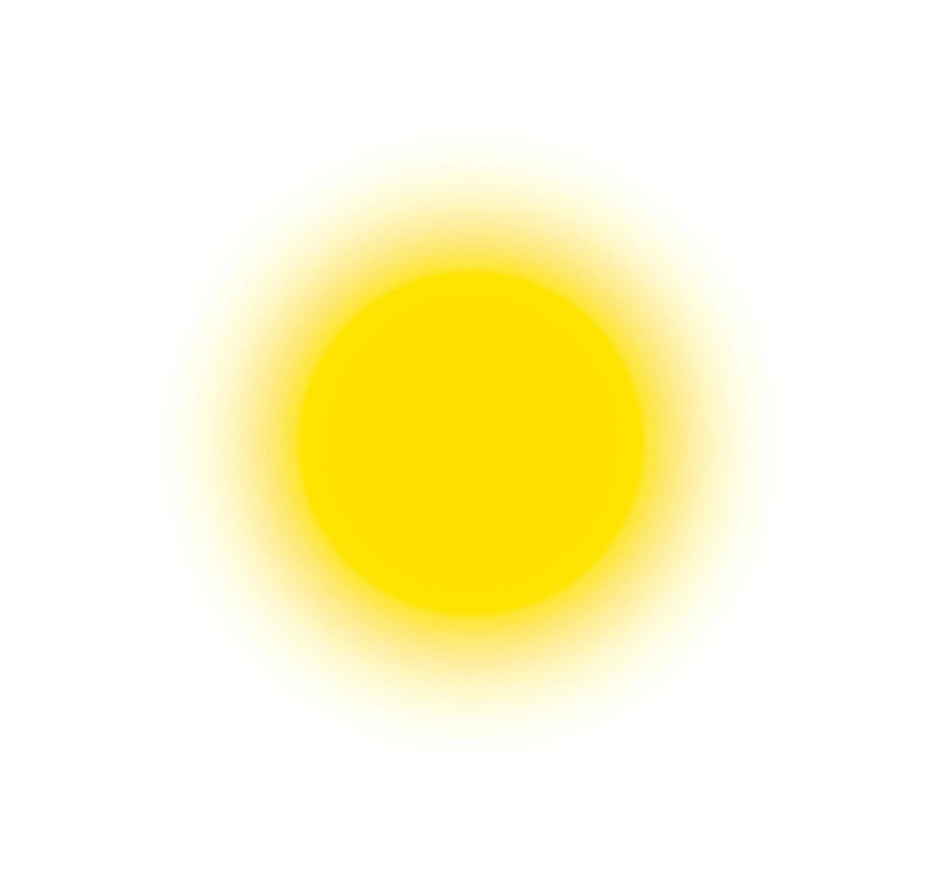 Summer icon. Sunny bright circle shape, sun shine brightly, flat simple logo template. Modern tourism emblem idea. Concept banner design, vector illustration on white background.