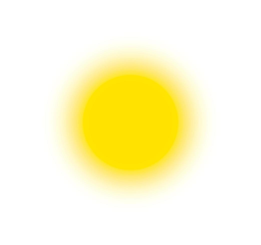 icono de verano. forma de círculo brillante soleado, sol brilla intensamente, plantilla de logotipo plano simple. idea de emblema de turismo moderno. concepto de diseño de banner, ilustración vectorial sobre fondo blanco. vector