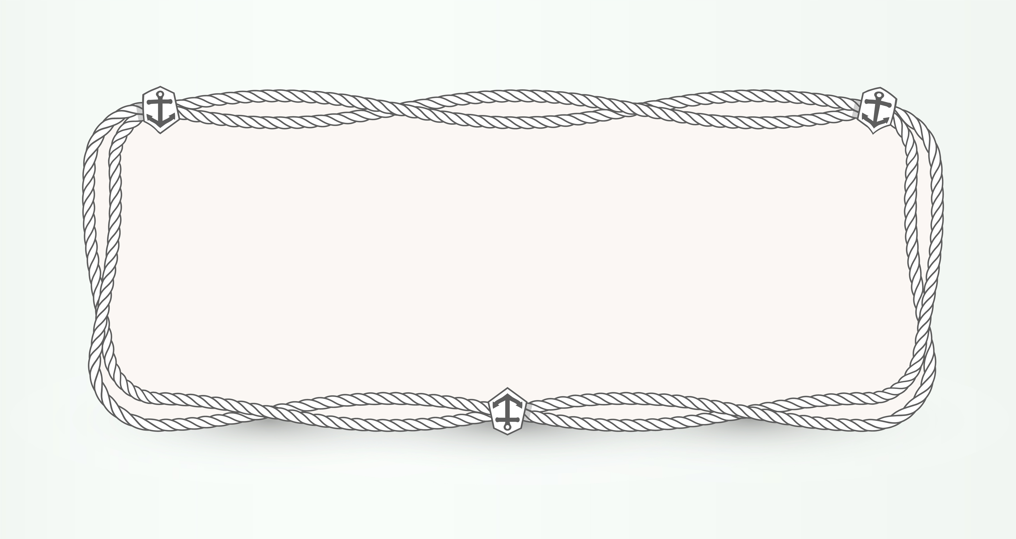 Marine vector Poster background concept. Horizontal banner