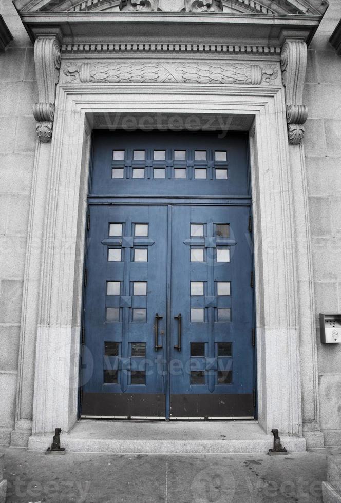 St-Joseph Oratory, blue door photo