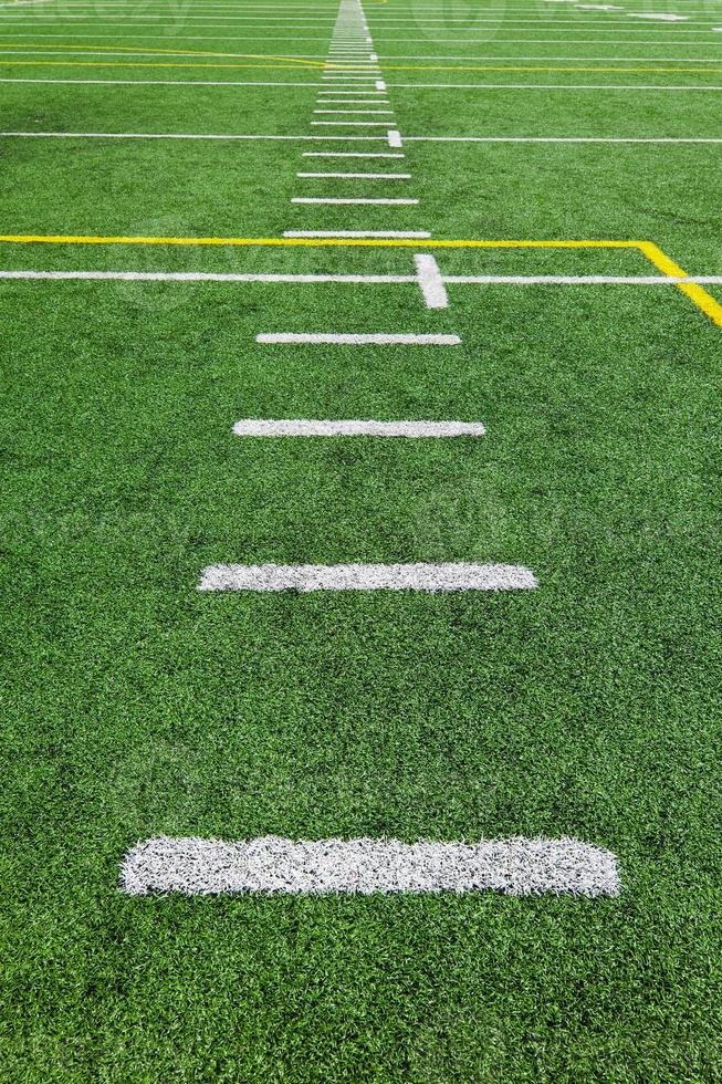 Football yards lines photo
