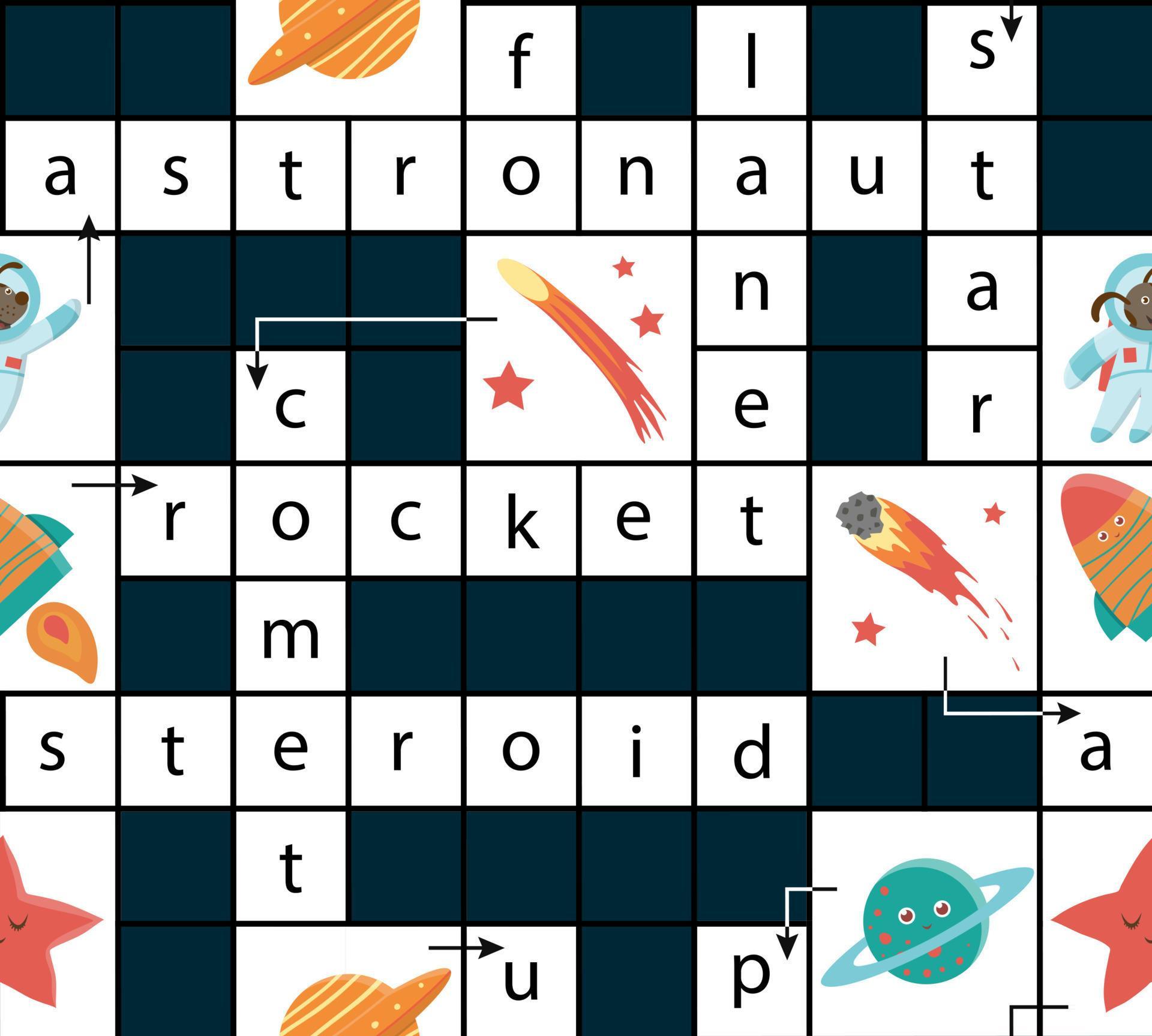 Vector Space Crossword Pattern 4299058 Vector Art At Vecteezy Space Crossword Pattern Vector