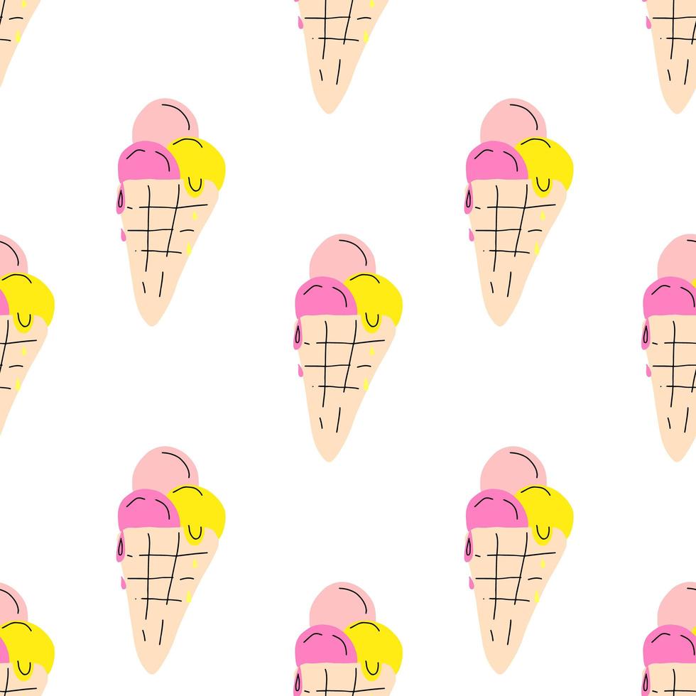 Cute seamless pattern with hand drawn ice cream for summer prints, posters, wrapping paper, backgrounds, wallpaper, scrapbooking, textile, kids fashion, stationary. Vector illustration. 4299605 Vector Art at Vecteezy Cute seamless pattern with hand drawn ice cream for summer prints, posters, wrapping paper, backgrounds, wallpaper, scrapbooking, textile, kids fashion, stationary. Vector illustration. 4299605 Vector Art at Vecteezy