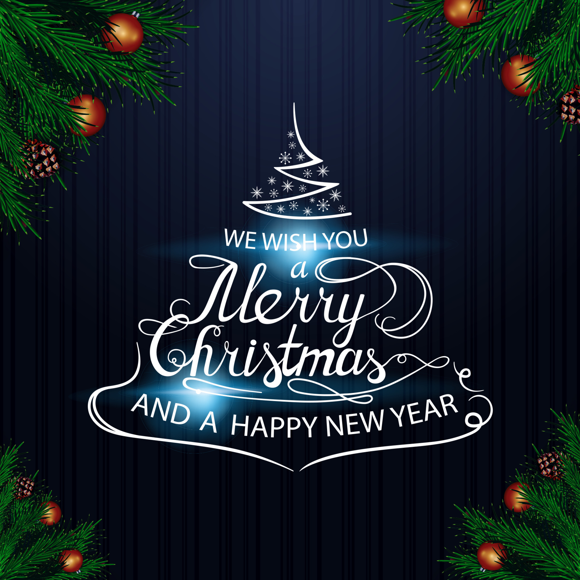 We Wish You A Merry Christmas Vector Art, Icons, and Graphics for Free  Download