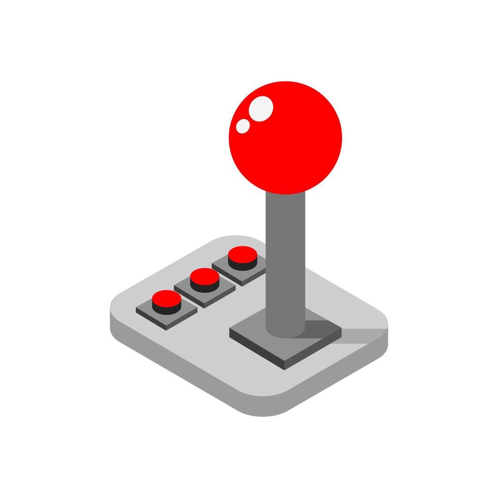 Isometric game pad on a white background vector