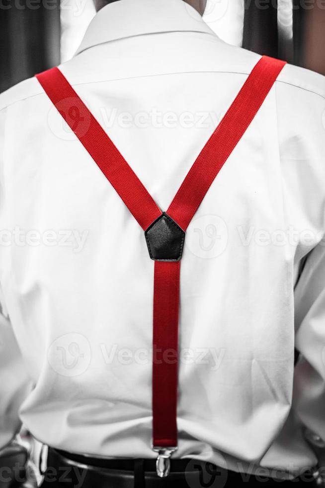 Red  Suspenders Detail photo