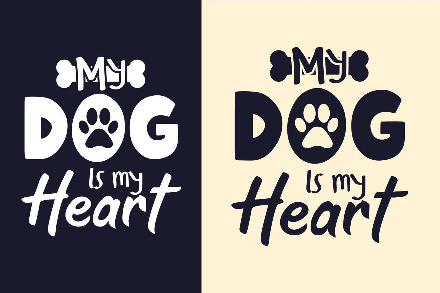 perro tipografía letras diseño de camiseta citas vector