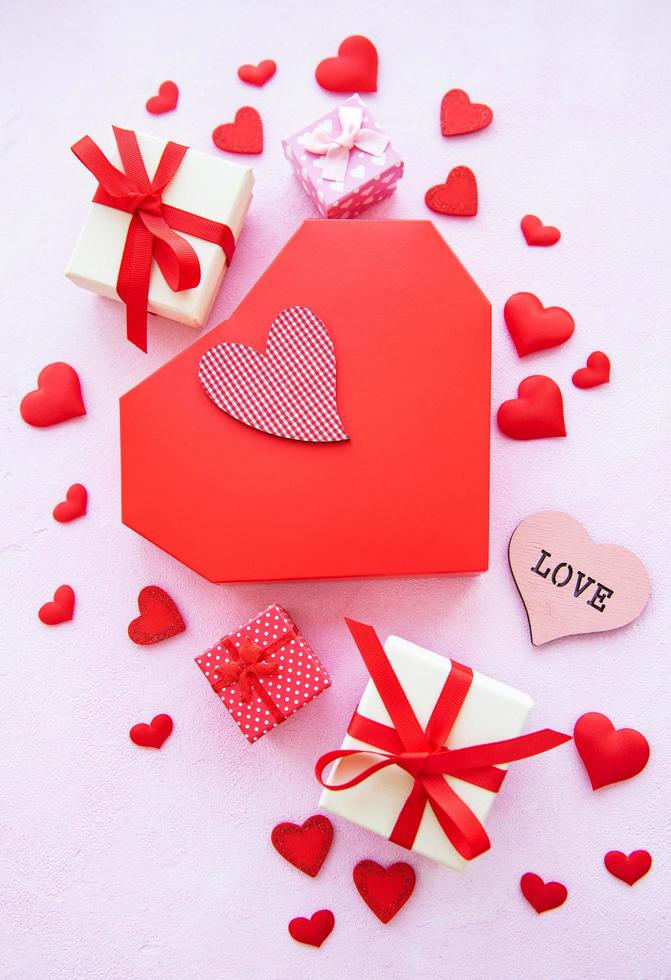 Valentine day romantic background photo