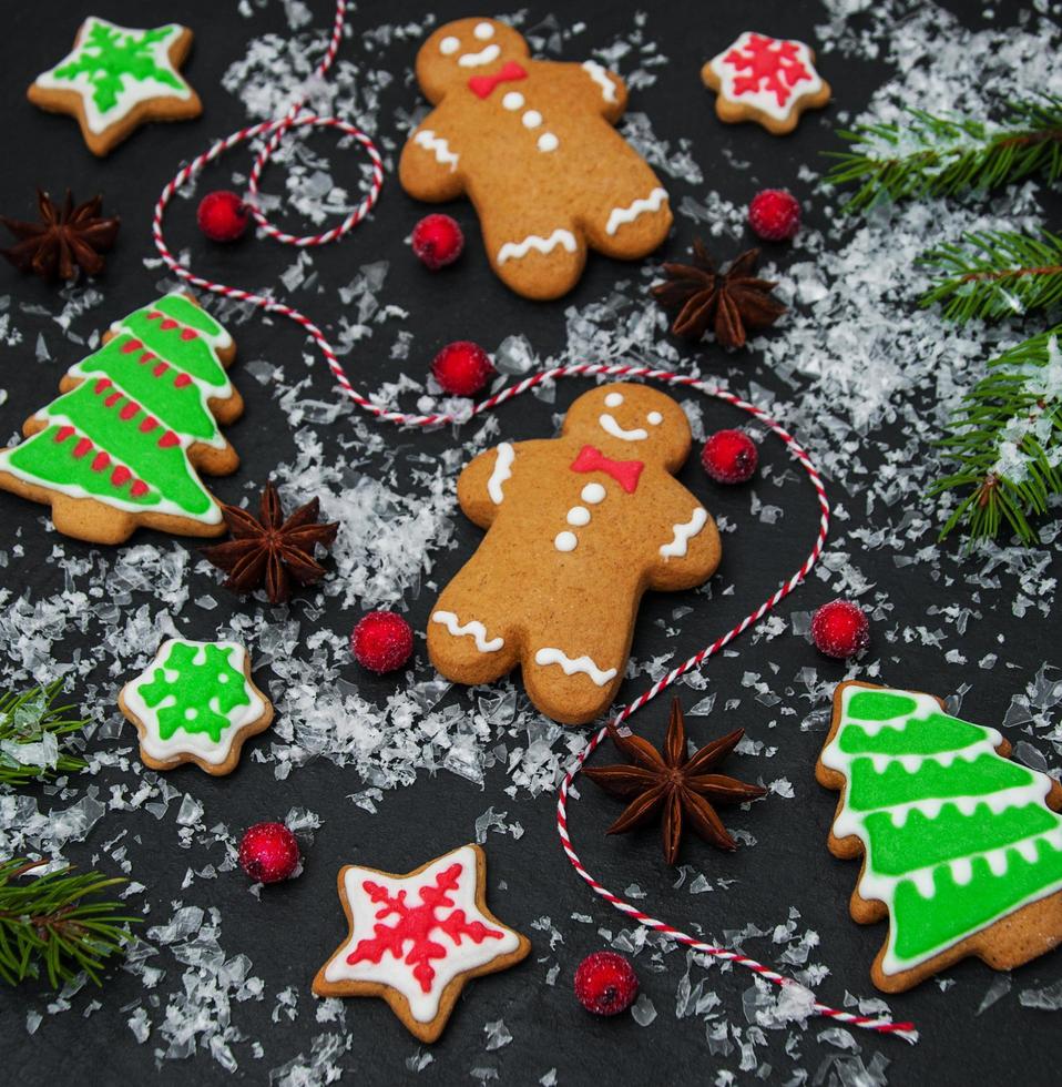 galletas navideñas de jengibre y miel foto