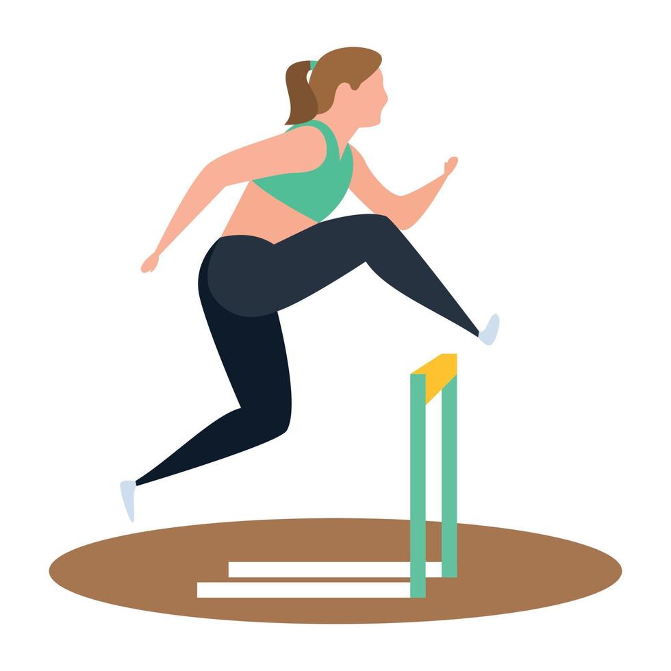 Trendy Athlete Concepts vector