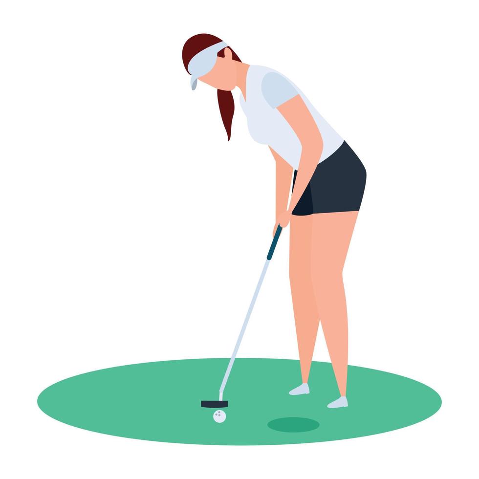 Golf Player Concepts vector