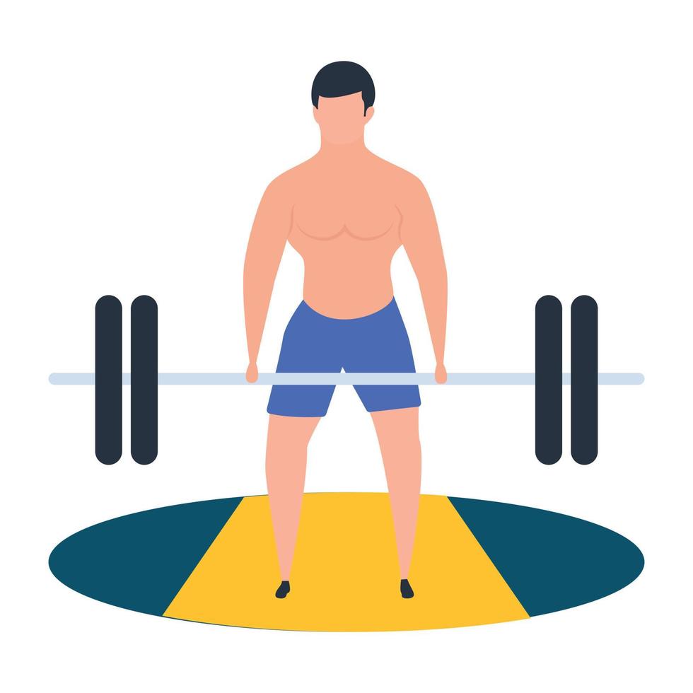 Trendy Athlete Concepts vector